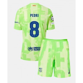 Barcelona Pedri Gonzalez #8 3rd Trikot 2024-25 Kurzarm (+ kurze hosen)